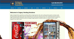 Desktop Screenshot of calgaryvendingsolutions.com
